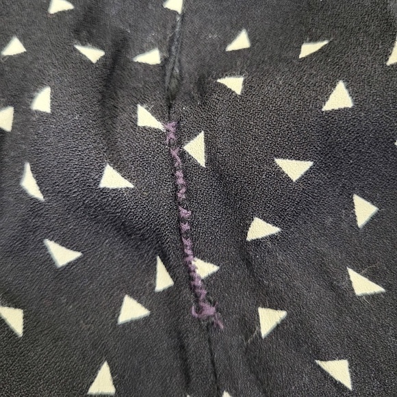 Reformation Alice Jumpsuit Wide Leg short sleeve triangle print bell sleeve - Picture 13 of 16